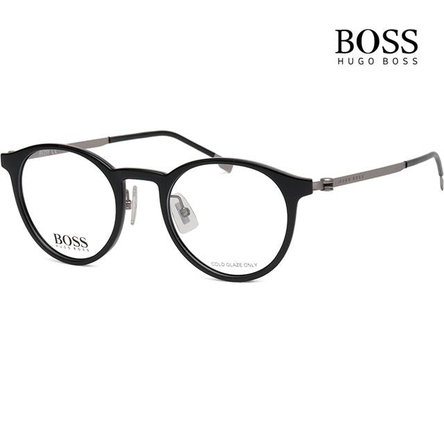 HUGO BOSS Ultra Lightweight Round Acetate Eyeglass Frames Unisex BOSS1350F TI7