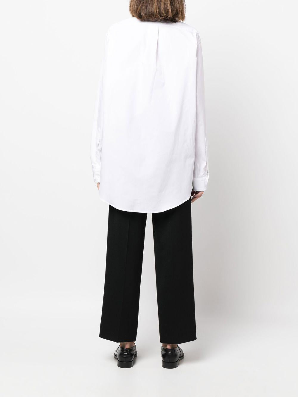 Maison Margiela Long Sleeve Cotton Shirt White
