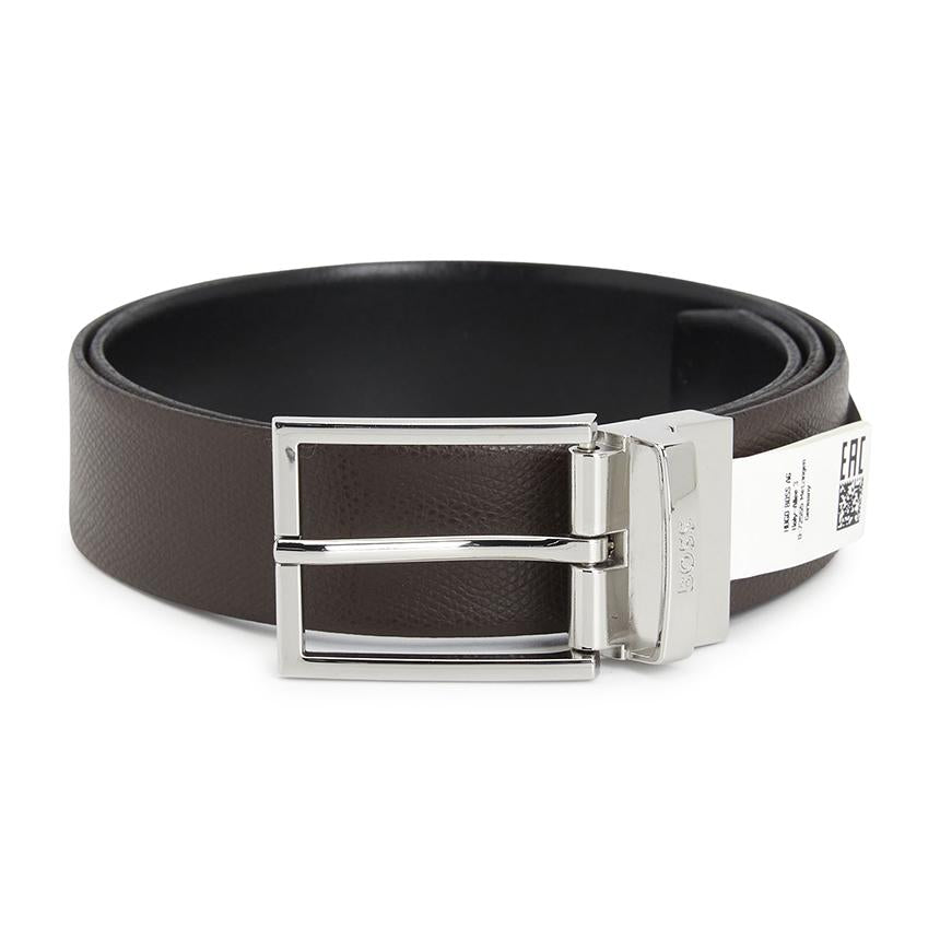 HUGO BOSS Men’s Reversible Leather Belt 50537112 002