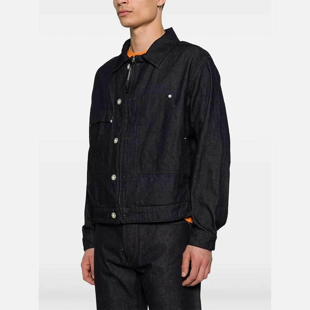 CP Company Denim Zip Jacket Mens 20CMOW161A 110295W D08