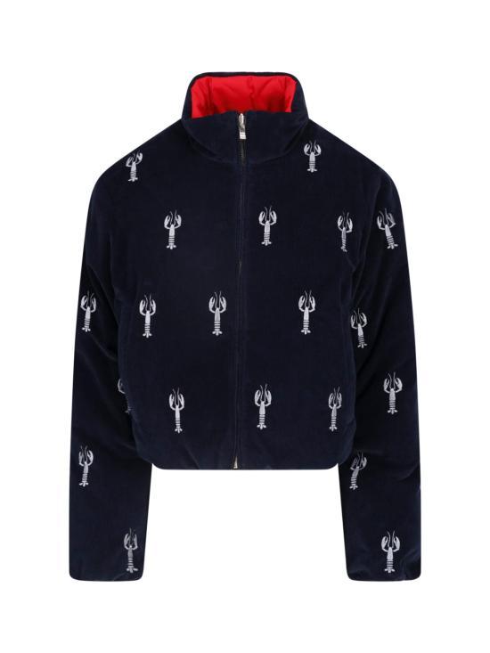 THOM BROWNE Navy Down Puffer Jacket Men
