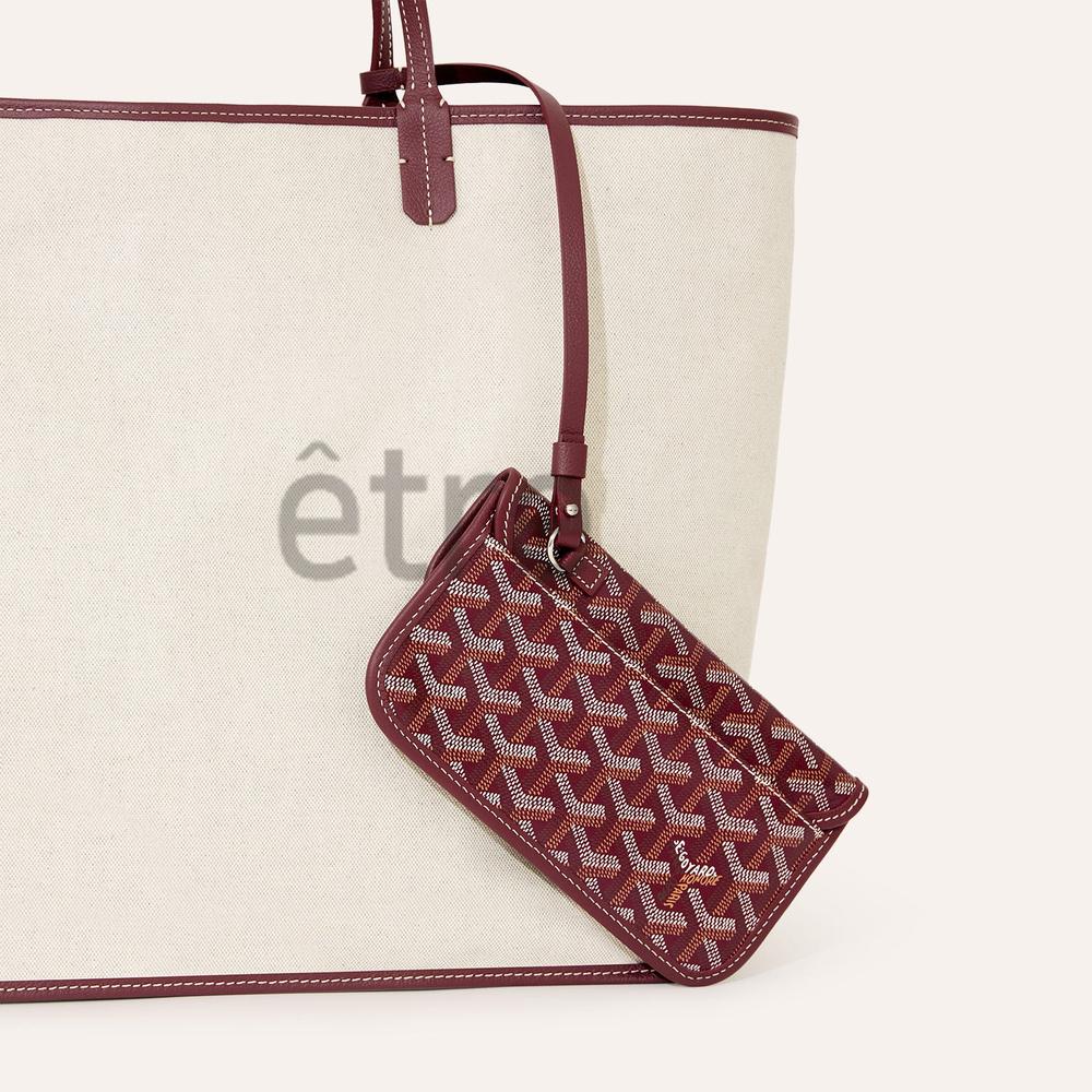 GOYARD Burgundy Saint Louis GM Tote Bag for Women
