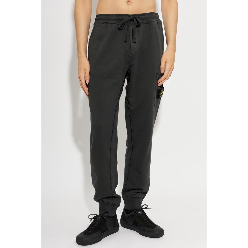 STONE ISLAND Cotton Fleece Men's Jogger Pants V0062