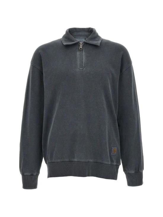 CARHARTT WIP Cotton Polo Shirt for Men I036893 3IWGD CARBON DOM