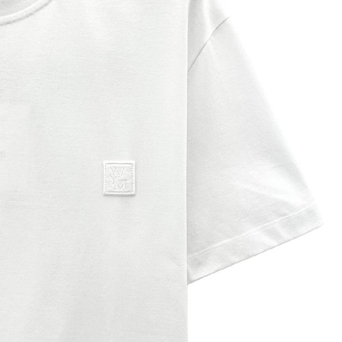 WOOYOUNGMI White Back Logo Short Sleeve T-Shirt Men