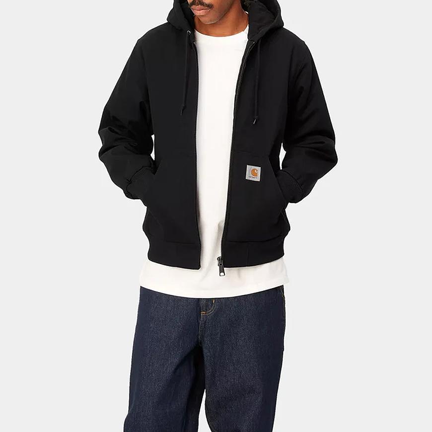 CARHARTT WIP Men’s Active Jacket Navy Cotton Canvas