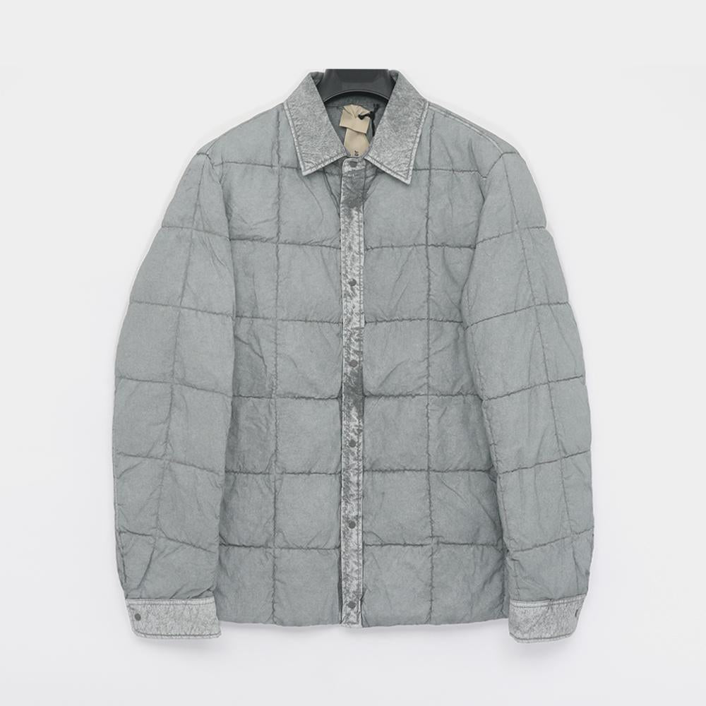 Ten C Mid Layer Button-Down Padded Shirt Jacket for Men 24CTCUC03261 F06377 952