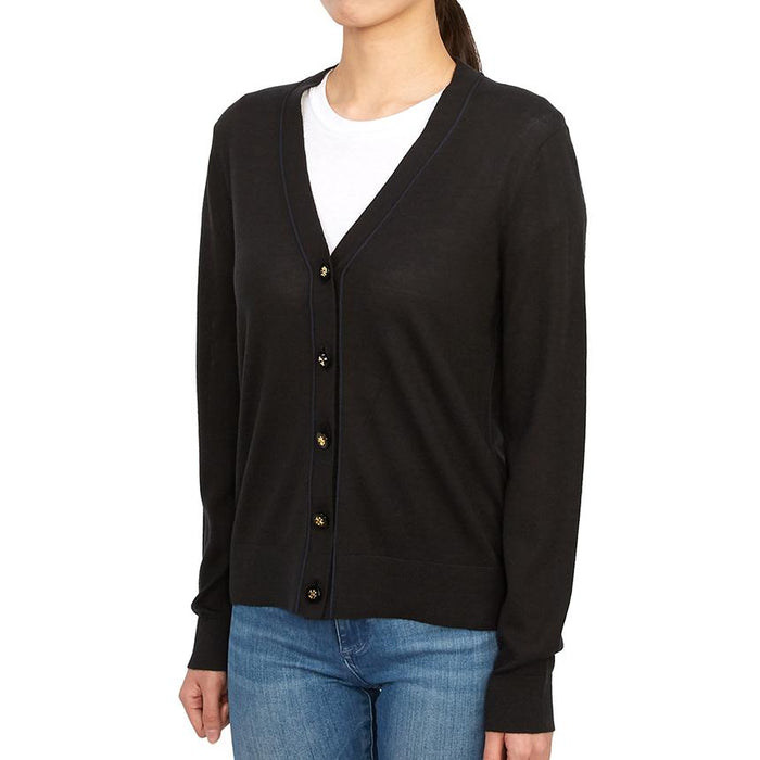 Tory Burch Black Knit Cardigan