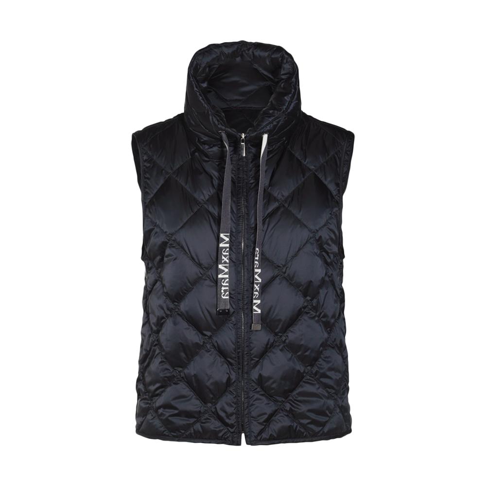 Max Mara Dark Blue Diamond Quilted Puffer Vest 261929 1014 075