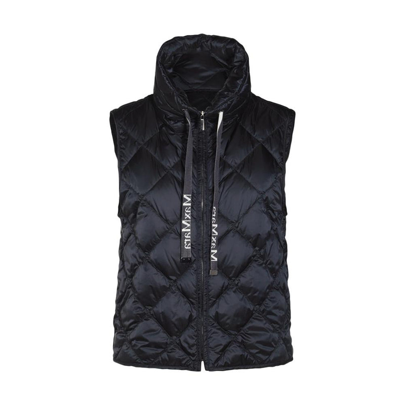 Max Mara Dark Blue Diamond Quilted Puffer Vest 261929 1014 075