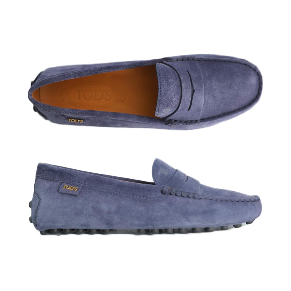 Tods Women’s Gommini Suede Driving Loafers Navy XXW22L00010 RE0 U824