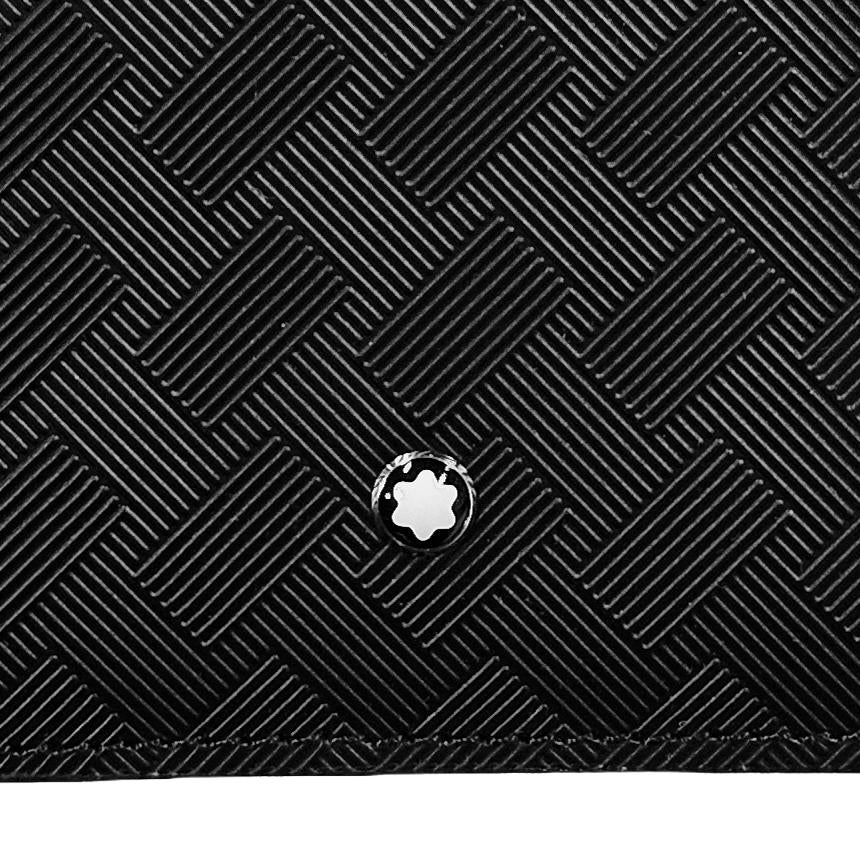 Montblanc Extreme 3.0 Compact Wallet Black Leather 6CC Bi-Fold