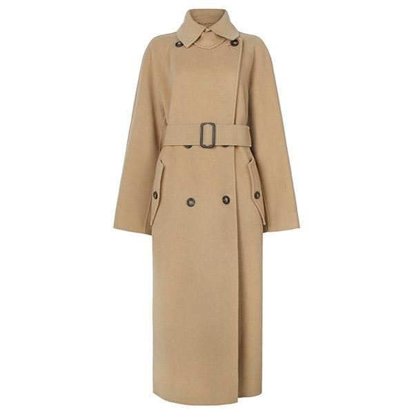 Max Mara Camel Cashmere-Blend Cadine Wool Coat 2525016022 CADINE 065