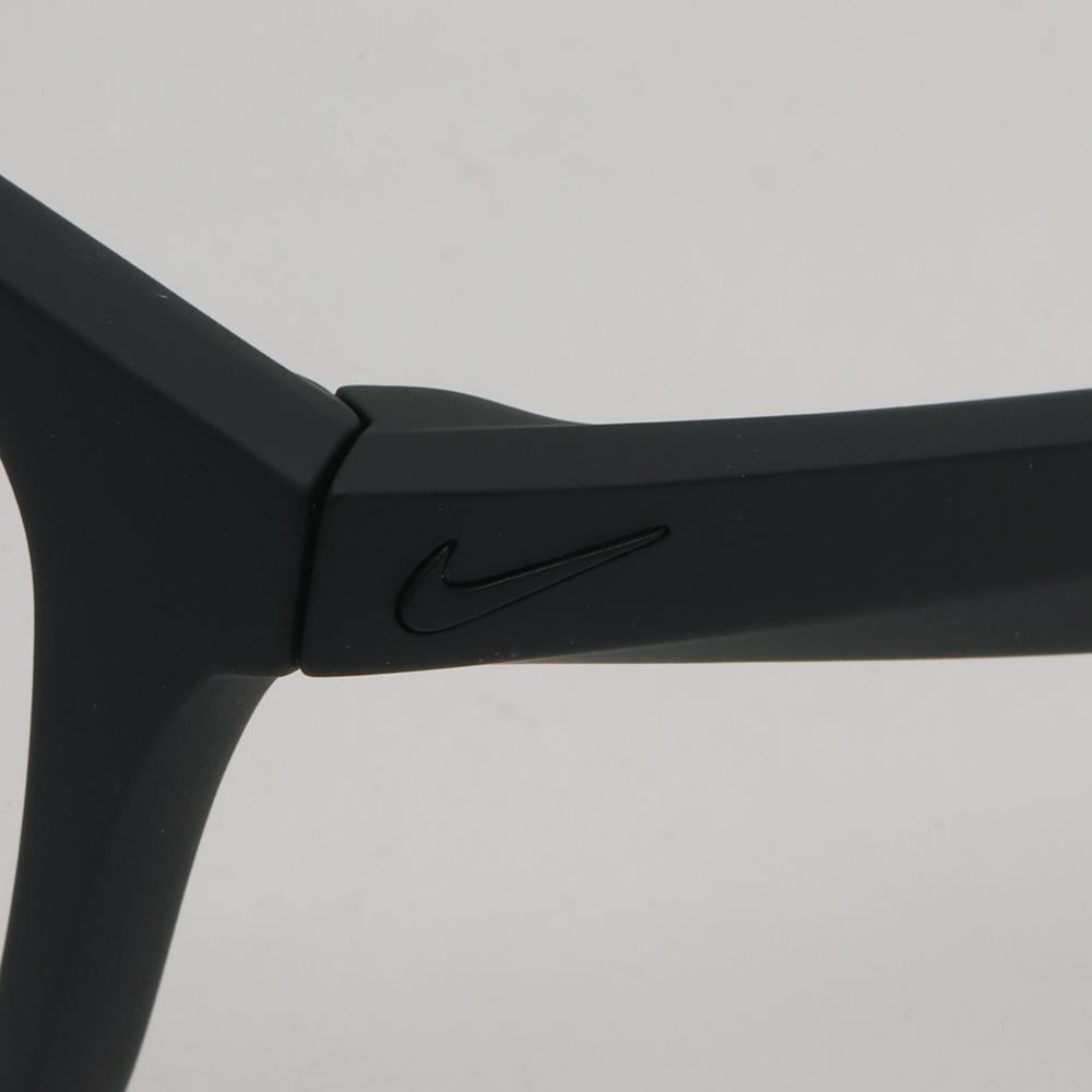 Nike Matte Black Square Acetate Unisex Eyeglass Frames NIKE7114 002