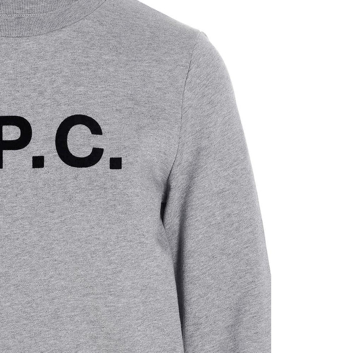 A.P.C. VIVA Logo Print Sweatshirt Women’s Cotton Pullover Beige