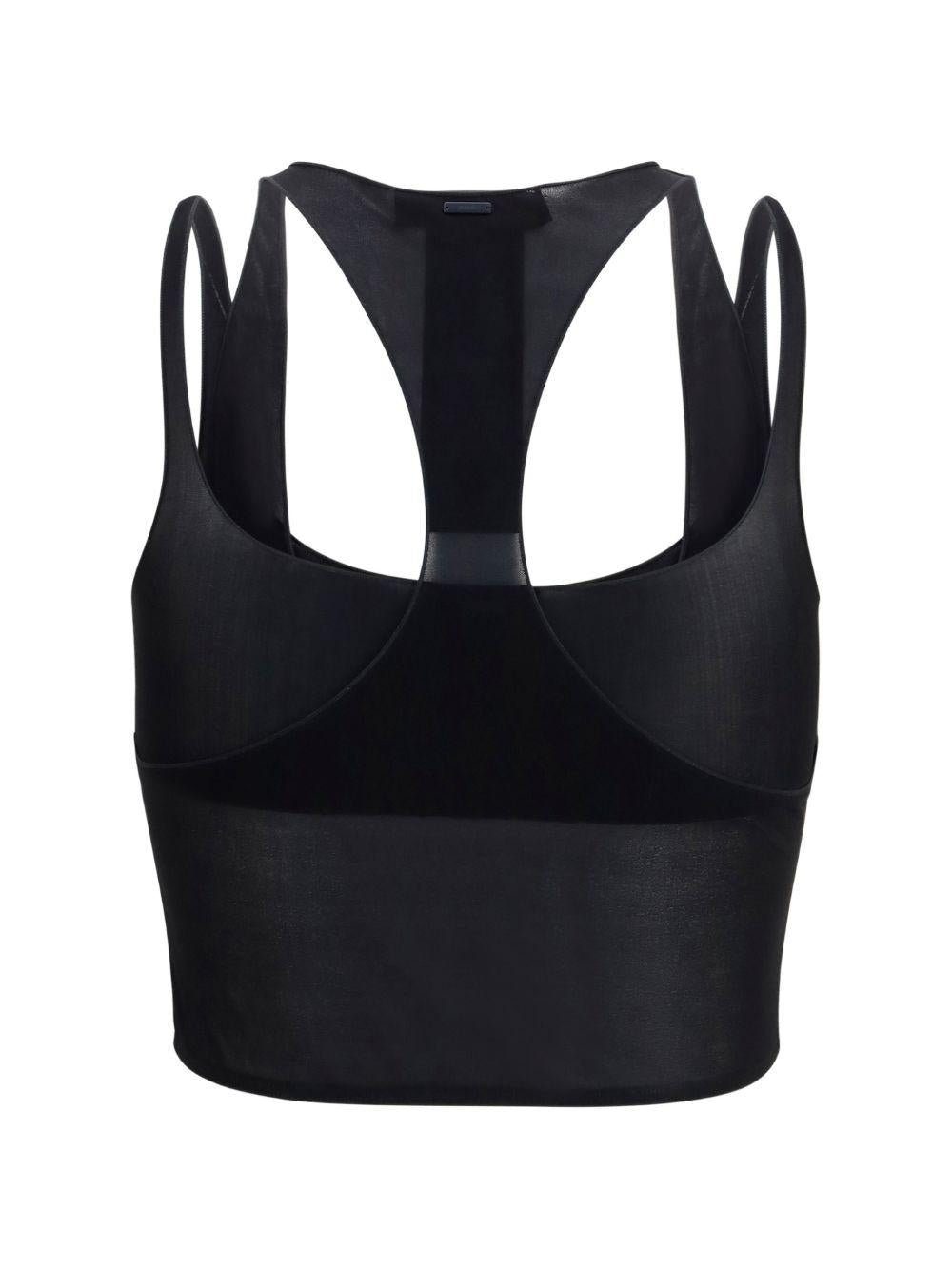 GUCCI Black Sleeveless Blouse Shirt