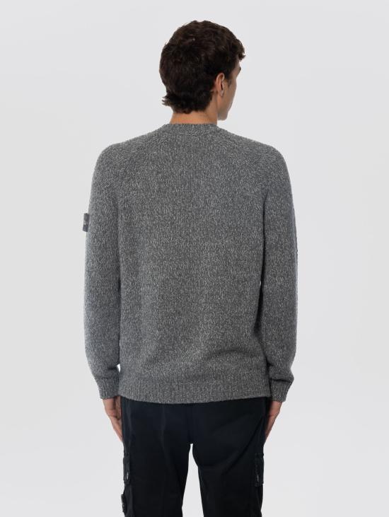 STONE ISLAND Fancy Yarn Mouline Wool Crewneck Sweater C K2S155100050 S00N1 V0M6B