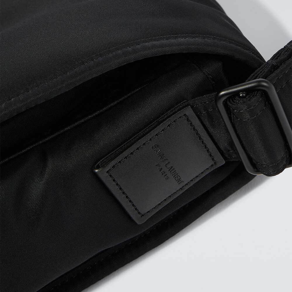 Saint Laurent Econyl Niki Messenger Bag Black Crossbody