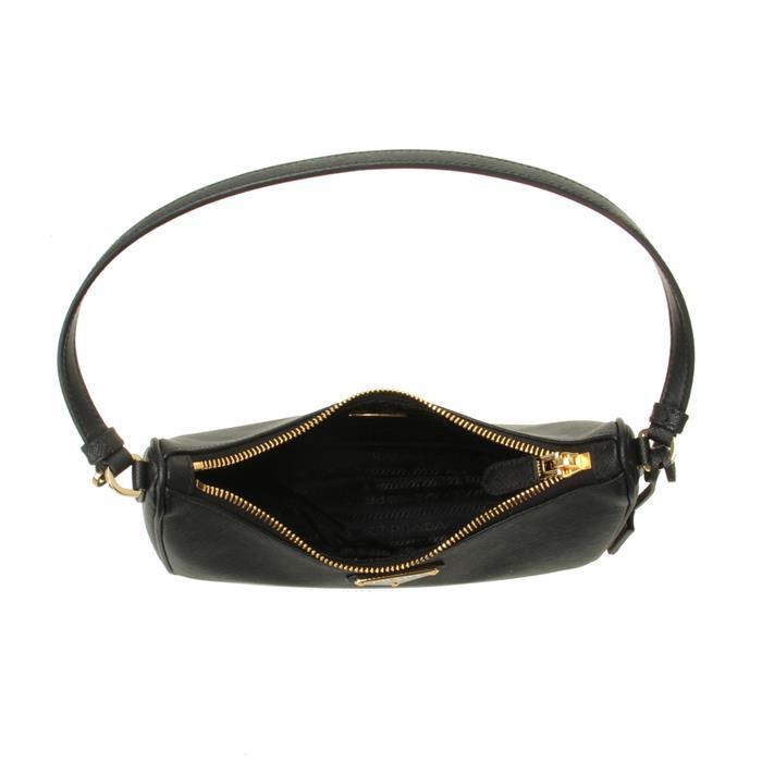 PRADA Re-Edition 2005 Saffiano Leather Mini Shoulder Bag Black