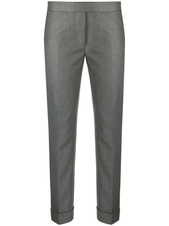 THOM BROWNE Low-Rise Super 120s Twill Wool Skinny Pants