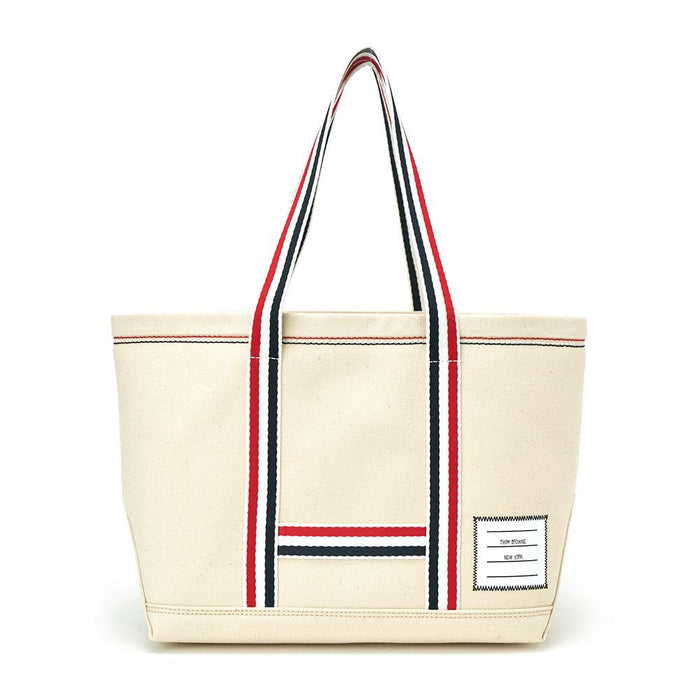 THOM BROWNE Canvas Small Tool Tote Bag Unisex MAG272A07164 114