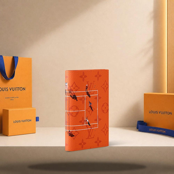 Louis Vuitton Tennis Clay Passport Cover Wallet