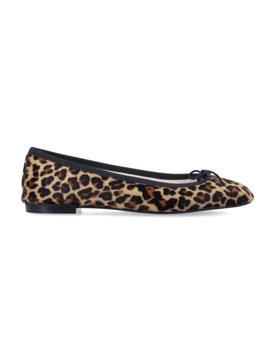 repetto Leopard Pony Hair Ballet Flats V1790 PONY 1479