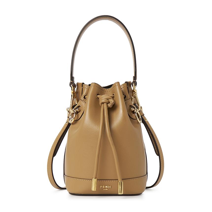 FENDI Mon Tresor Women’s Leather Bucket Shoulder Bag 8BS109 AYJ1 F19P8