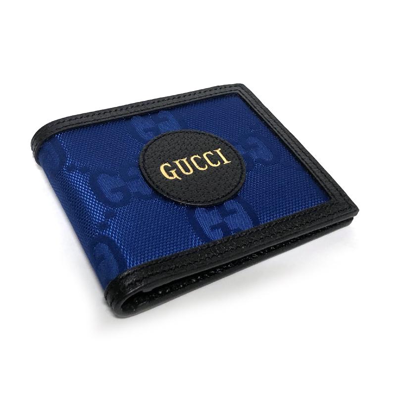 GUCCI Off The Grid Bifold Wallet Blue Black Unisex 625573 4267