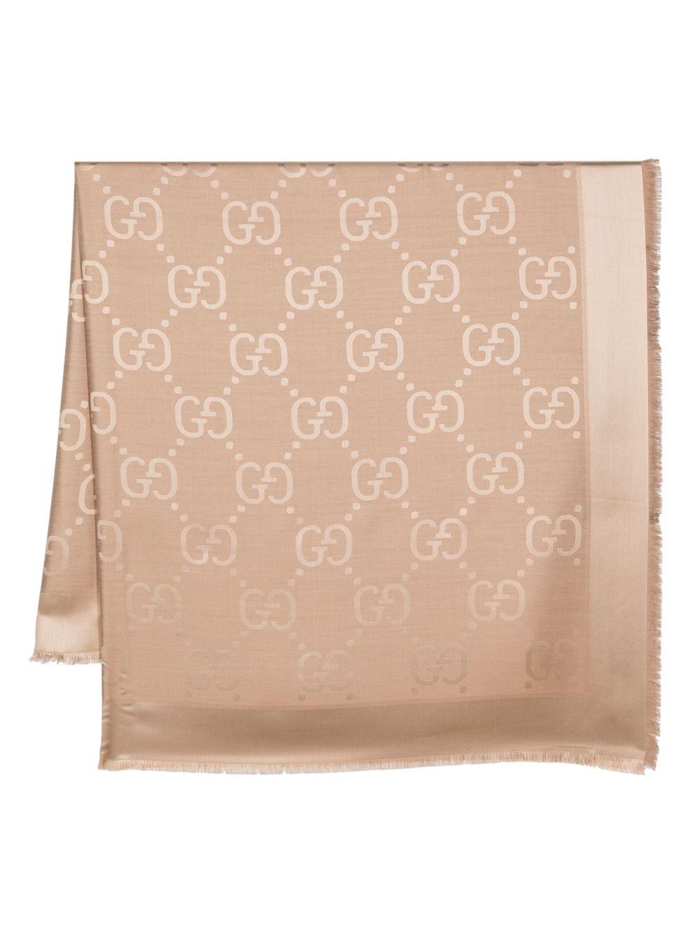 GUCCI Silk Scarf Black
