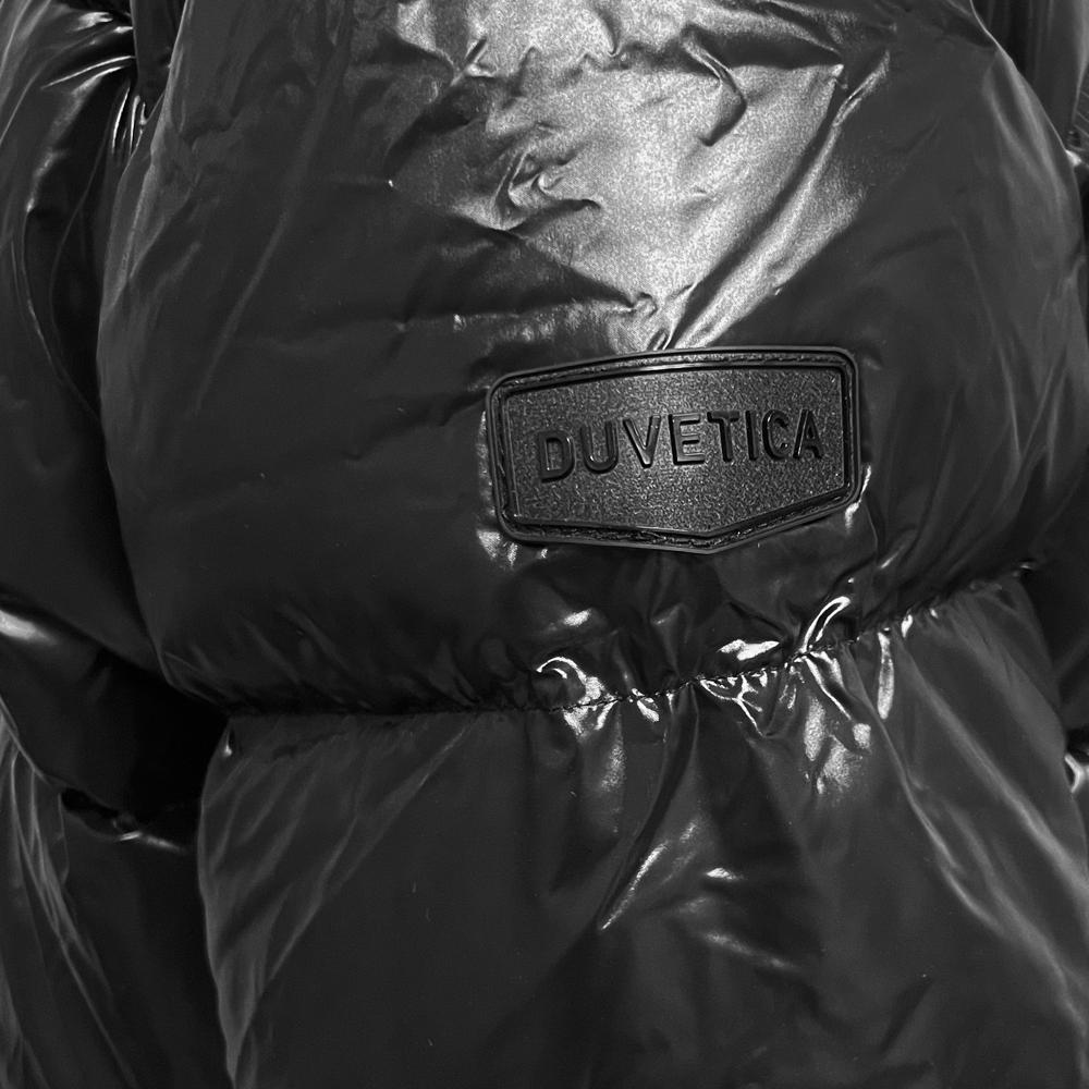 Duvetica Black DIMA D Logo Patch Puffer Jacket VDDJ11546K0001 BKS