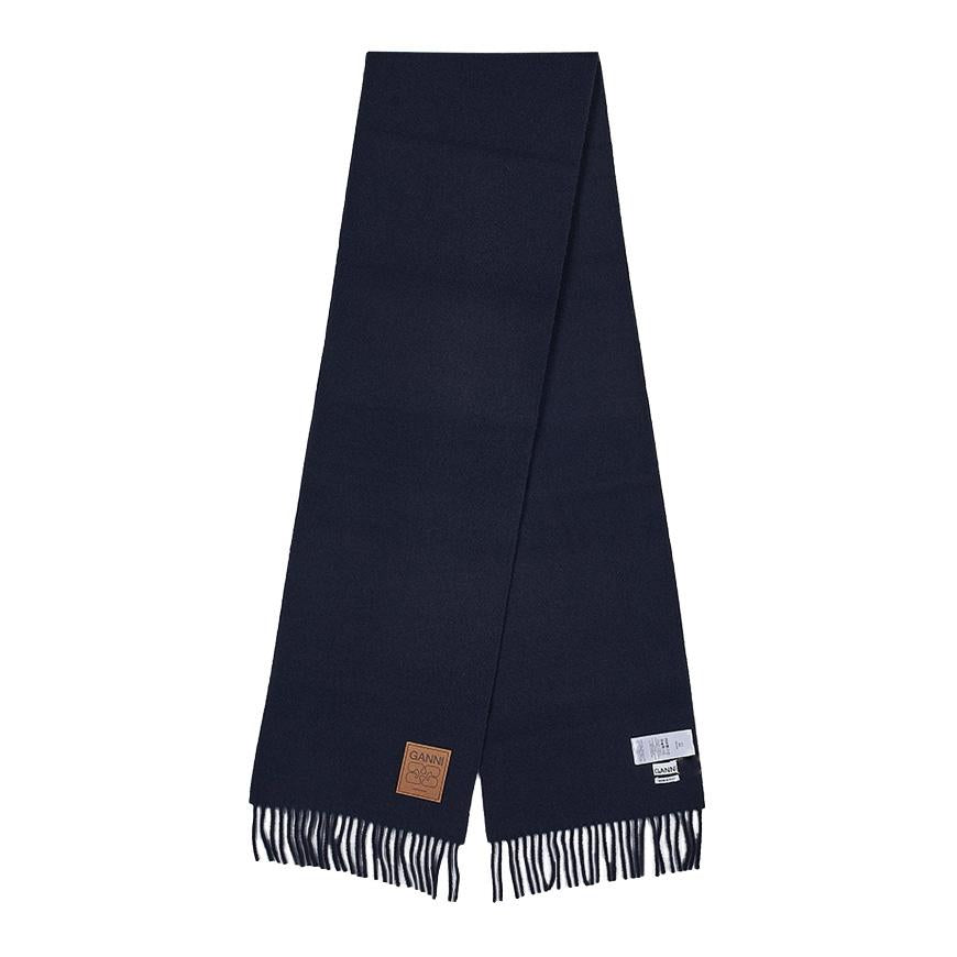 GANNI Women’s Wool Scarf/Muffler A6931 683