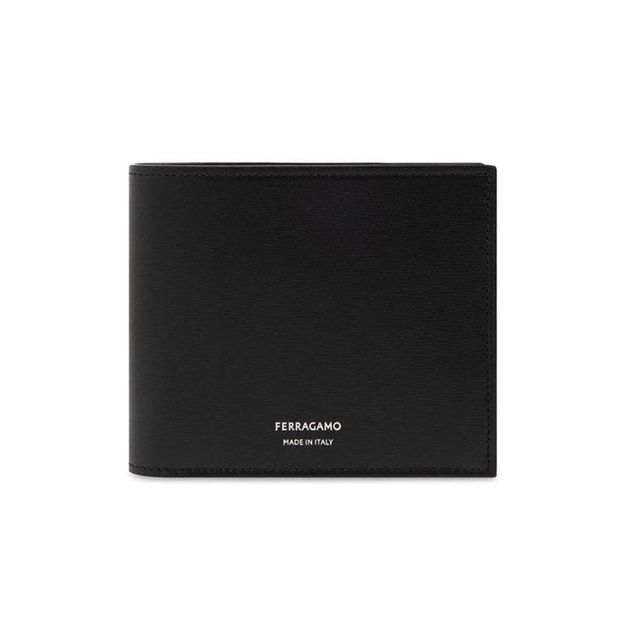 Ferragamo Signature Logo Classic Bifold Wallet Black