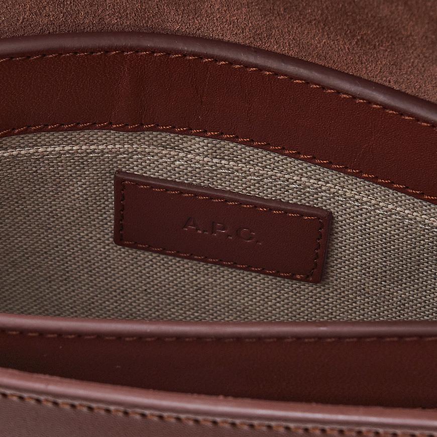 A.P.C. Sara Leather Shoulder Bag for Women