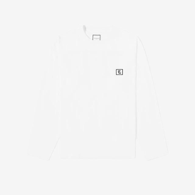 WOOYOUNGMI White Back Logo Long Sleeve T-Shirt Women M241TS17 712W