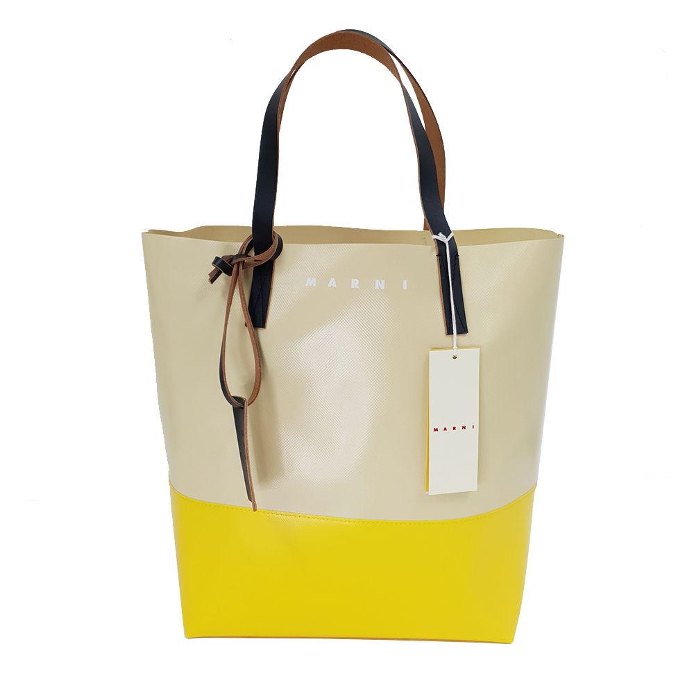 Marni Tribeca Two-Tone Men's Tote Bag SHMQ0037A0P3572