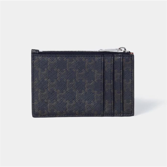 CELINE Triomphe Leather Card Holder Wallet 10F992BZ9