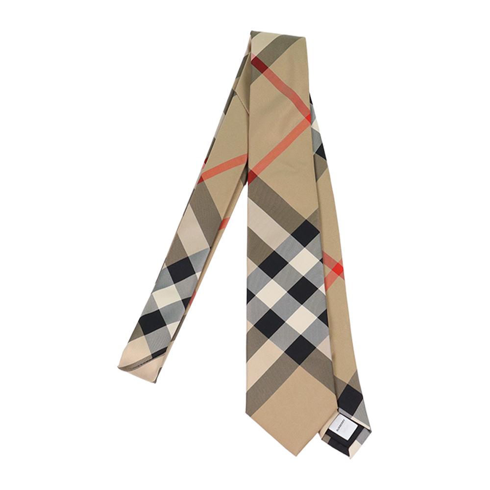 BURBERRY Check Silk Tie