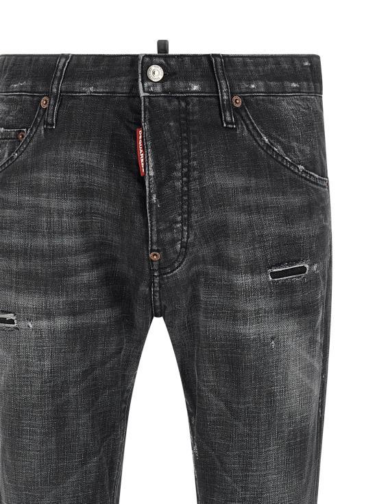 Dsquared2 Black Denim Jeans Men’s S74LB1910S30357900