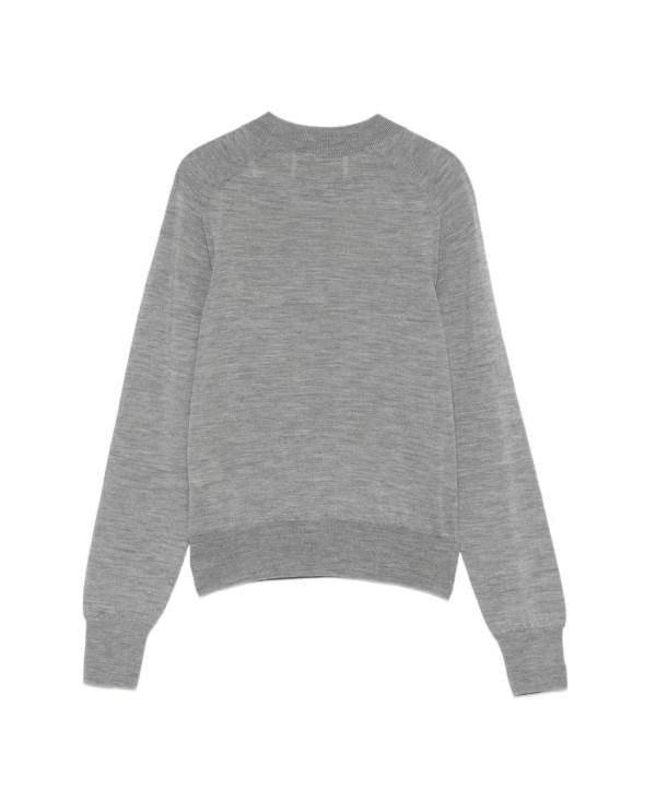 AMI Wool Crewneck Ami de Coeur Sweater