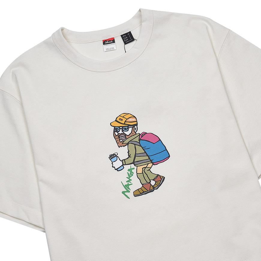 NANGA Men’s Hybrid T-Shirt N2500 1M024 Z WHT