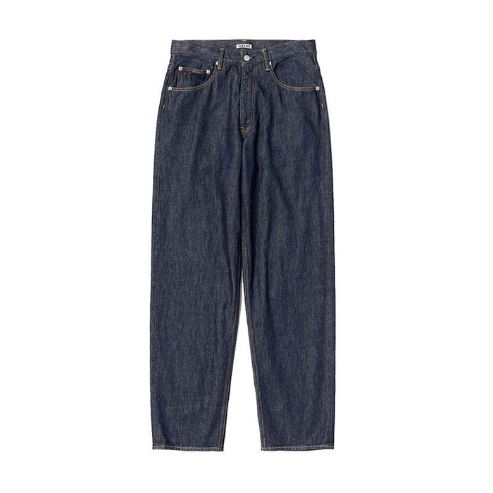 AURALEE Hard Twist Indigo Men’s Denim Pants