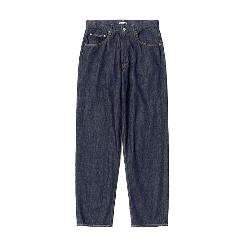 AURALEE Hard Twist Indigo Men’s Denim Pants