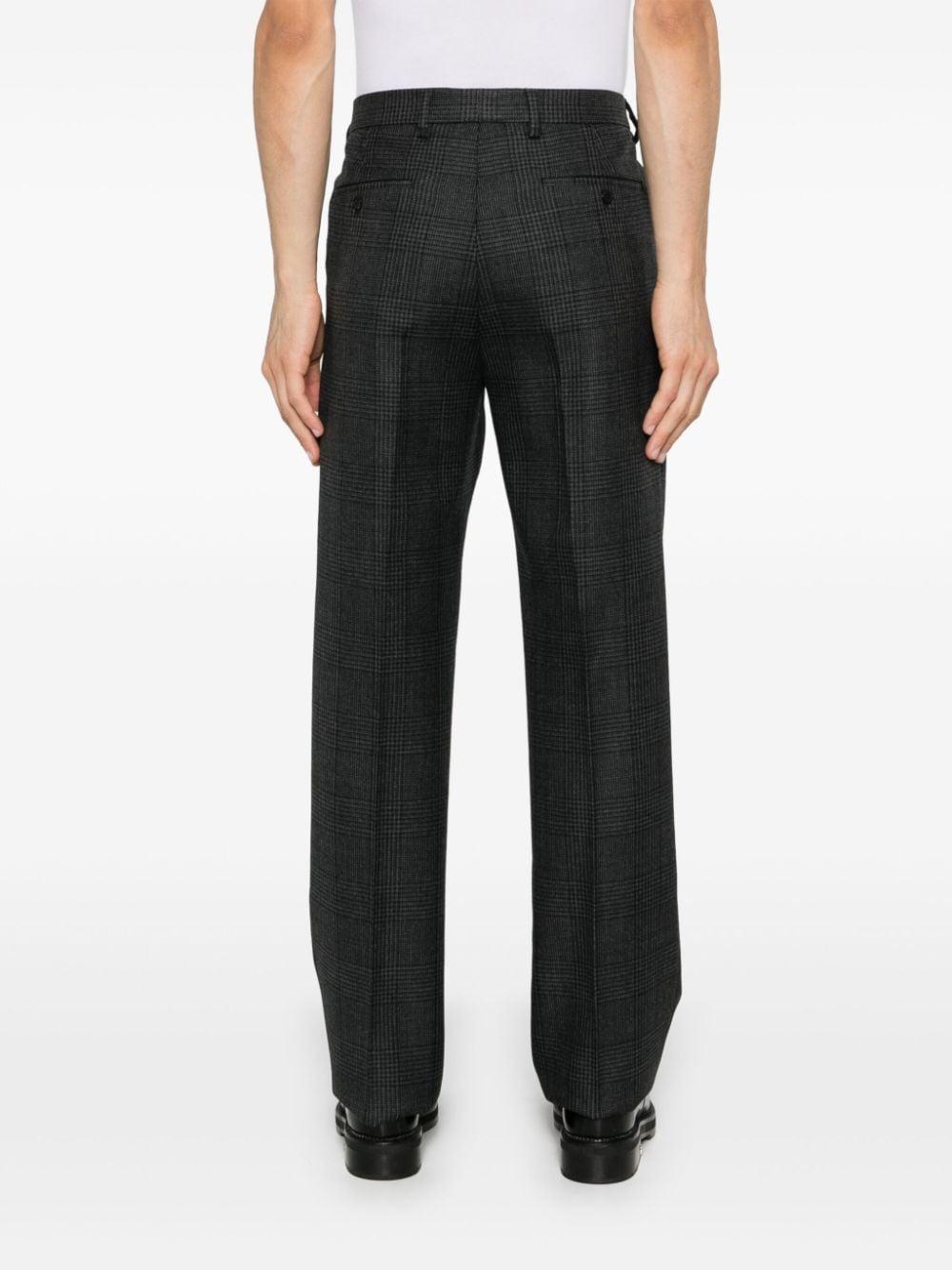 PRADA Black Wool Tailored Suit Trousers