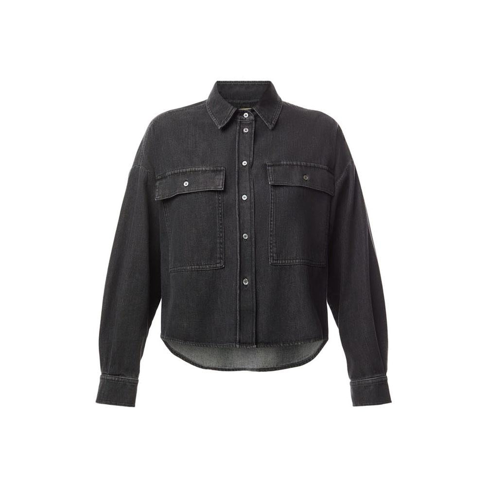 Max Mara Black Denim Shirt Jacket 2515111151 007