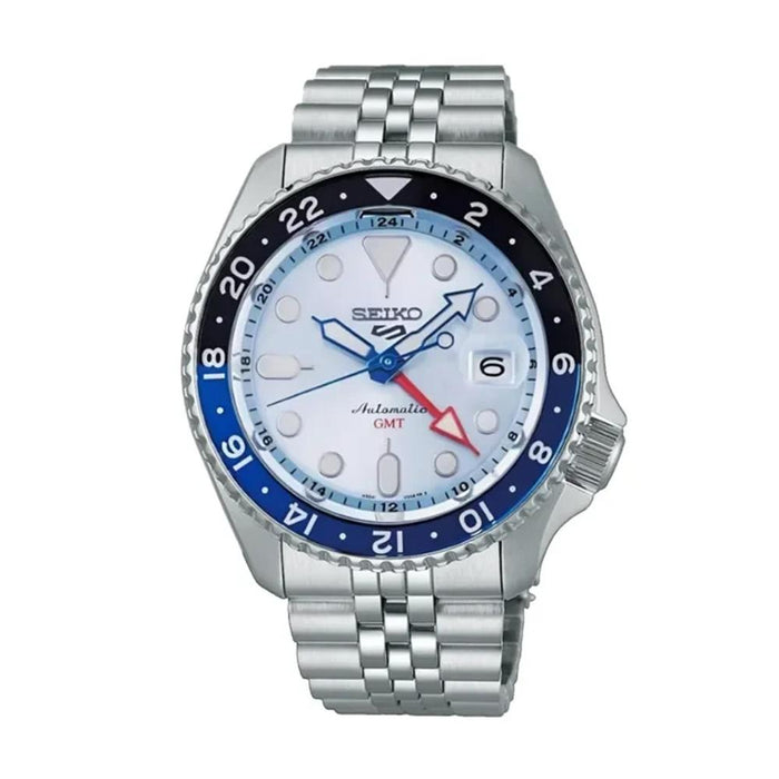 Seiko Sky Blue Silver Automatic Metal Watch for Men SSK029K1