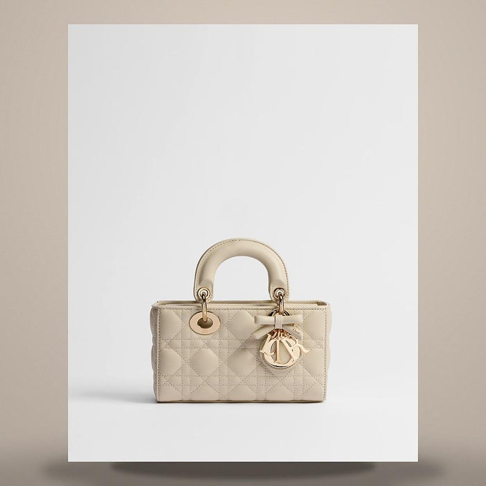 DIOR Lady D-Joy Mini Crêpe Cannage Lambskin Shoulder Bag M0636OUQA M79U