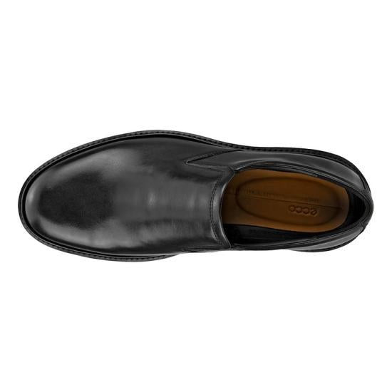 ecco Black Leather Dress Shoes for Men 525624 01001
