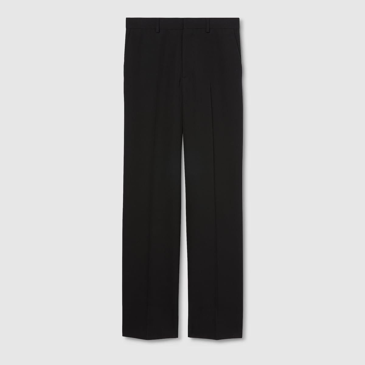 GUCCI Black Wool Suit Pants