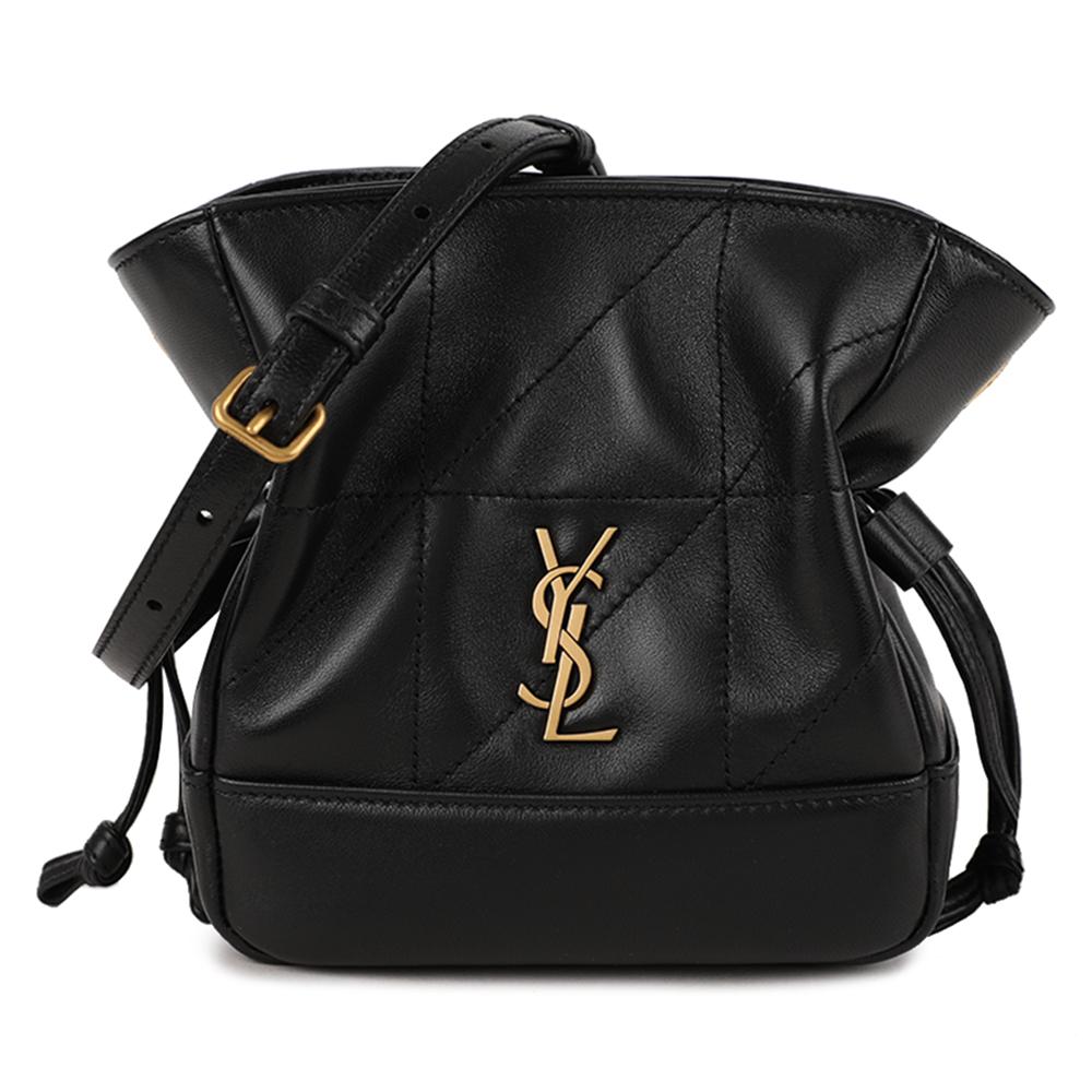 Saint Laurent Lambskin Jamie Mini Shoulder Pouch Bag Black 859174 AAB32 1000